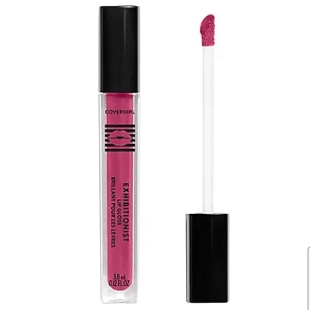 NWT Covergirl 210 Gurrrlll Dark Pink Fuchsia Exhibitionist Lip Gloss Lip color